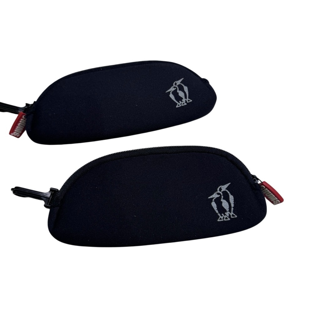 CHUMS - Black Neoprene Penguin Sunglasses/ eyeglasses case - Pair